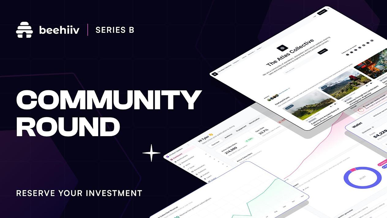 Beehiiv Accepting Reservations for Community Round, But Maxes Out $1 Million Goal in 2 Hours